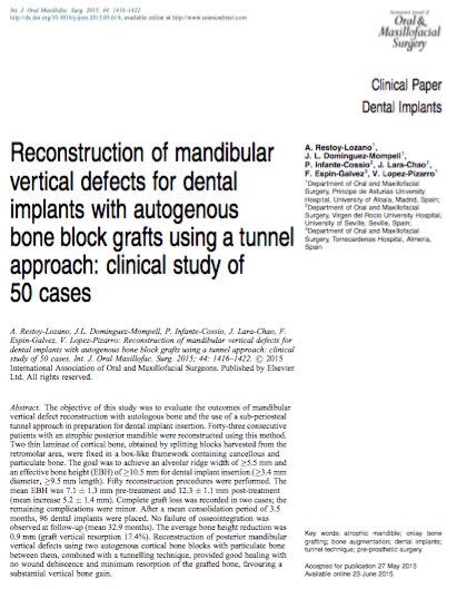 International Journal of Oral and Maxillofacial Surgery